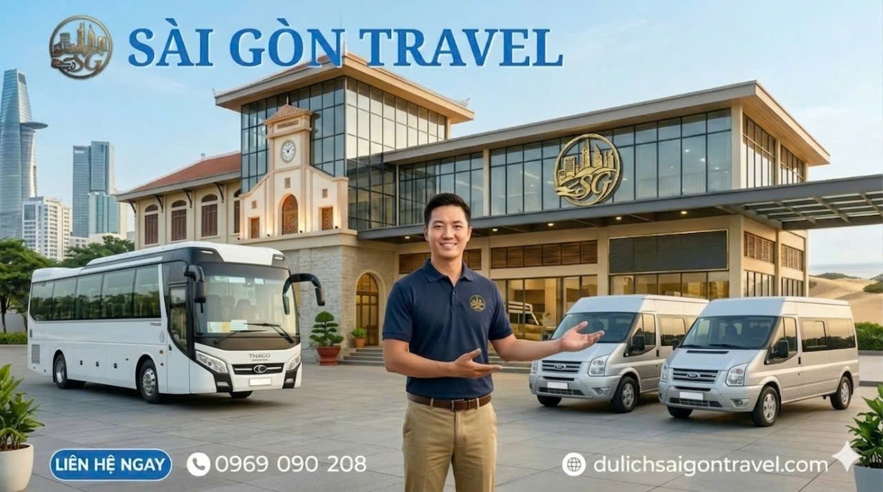 Dịch vụ xe du lịch tại TP.HCM có tài xế 4 chỗ 7 chỗ 16 chỗ