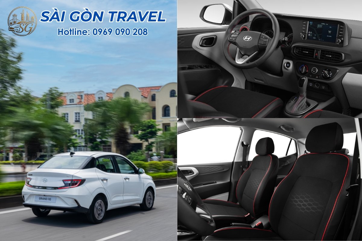 Thuê xe 4 chỗ Cần Thơ đi Sài Gòn Vios Accent giá rẻ